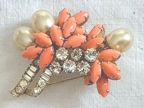 Spilla vintage grande metallo - vintage,