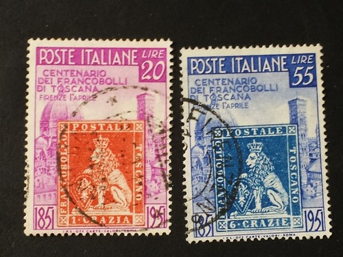 Repubblica 1951 francobolli - francobolli, di