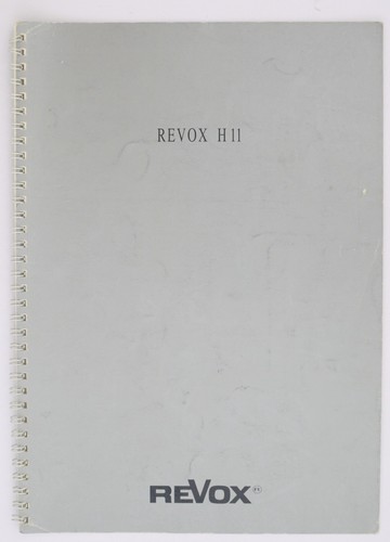 Originale revox h11 cassette - revox,