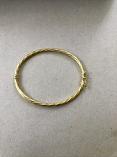 Bracciale Rigido In Oro Giallo