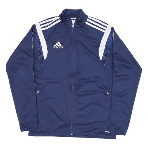 Giacca zip poliestere blu - giacca, e