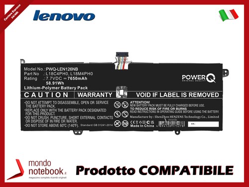Batteria powerq per lenovo - batteria,