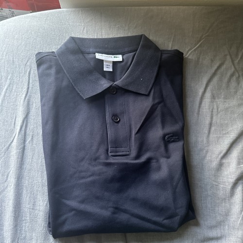 Polo lacoste bleu regular - polo,