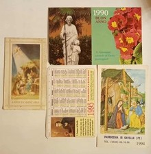 4 FIGURINE DI SANTINI CON