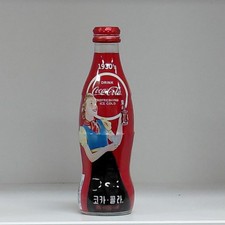 BOTTIGLIA IN VETRO COCA - COLA 250 ml.  Edizione Corea 100 anni. 1930s