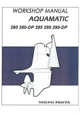 Manuale di Officina VOLVO PENTA PIEDI POPPIERI  ACQUAMATIC IN INGLESE STAMPATO