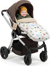 Sacco Passeggino Invernale Nanna 90X45 Cm - Coprigambe Universale Neonato Termic