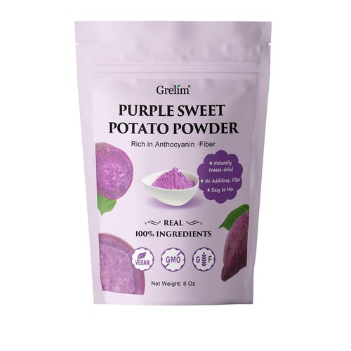 Purple sweet potato powder - purple, 8
