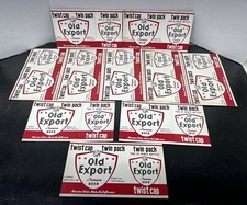 Vintage 10 Old Export Birra Adv Portacartone Confezione Doppia Due Bottiglie 32oz Tappo Twist