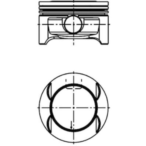 Pistone kolbenschmidt per opel - pistone,