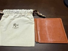 ILBISONTE Fermasoldi in pelle