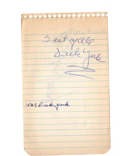 Dick york pagina libro - -,
