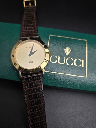 Gucci 3000m oro quarzo vintage - gucci,