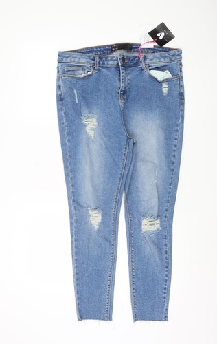 Jeans skinny donna blu - , effetto