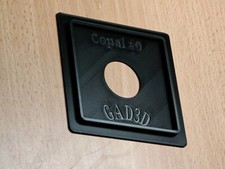 Planchette Toyo Field Cameras 45CF, 45A, AR, AII, 110x110 mm Lens Board Copal #0