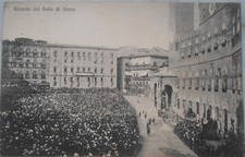 Cartolina Siena Ricordo del Palio 