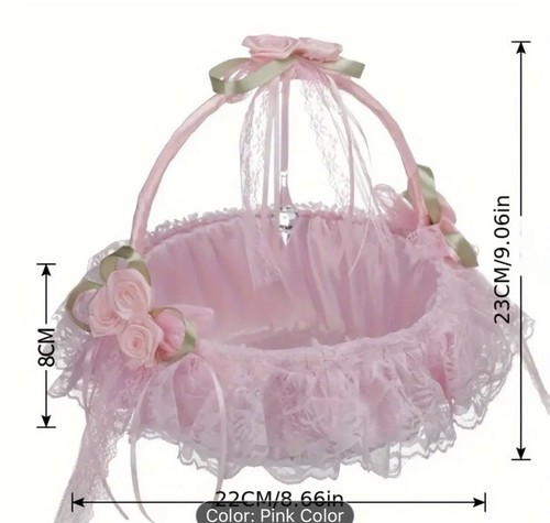 Cesto bambina fiori matrimonio - cesto,