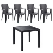 Tavolo da giardino con 4 sedie