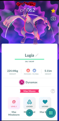 Dynamax lugia - lugia, (non