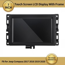 Display LCD Touch Screen 7" Uconnect Radio Navigazione per JEEP Compass 2017-2020