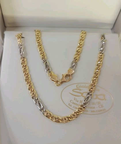 Collana catena bicolore - collana, 60