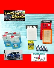KIT TAGLIANDO + CANDELE FIAT 500X JEEP RENEGADE 1.4 GPL SELENIA GAS 5W40  FILTRI