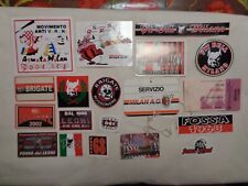 FOSSA DEI LEONI PIT BUL BRIGATE TESSERE ADESIVI ECC. ULTRA' UTRAS LOTTO VINTAGE