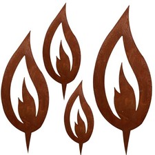 Fiamme ruggine metallo ruggine