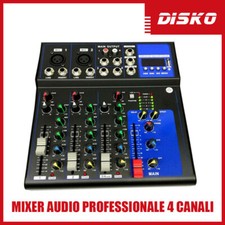 MIXER AUDIO 4 CANALI