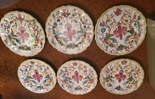 6 piatti in maiolica italiana