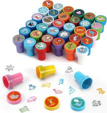 36 Pezzi Timbri Bambinii, Set