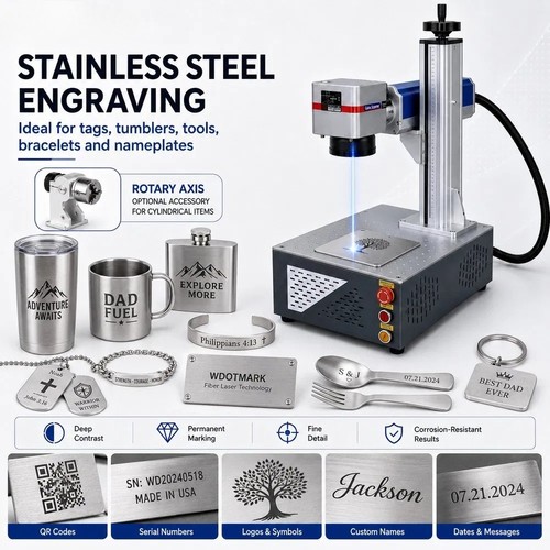 Fiber laser marking machine - marking,