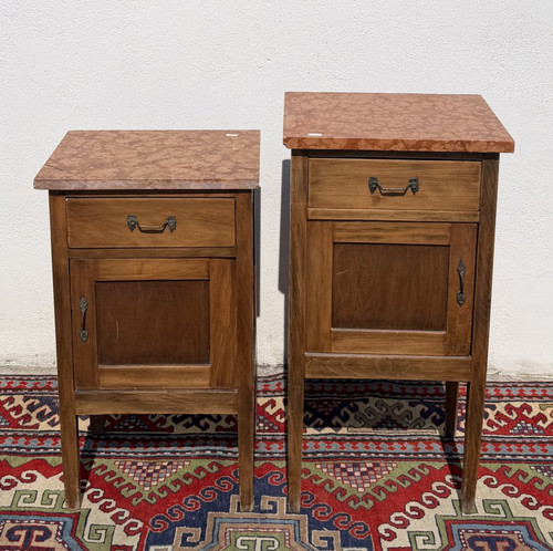 Coppia comodini antichi - di,