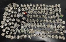 lotto 150 oggetti in resina argentata modernariato oggettistica bomboniere