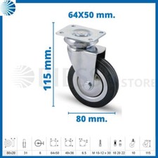 Ruote ruota piene per carrelli