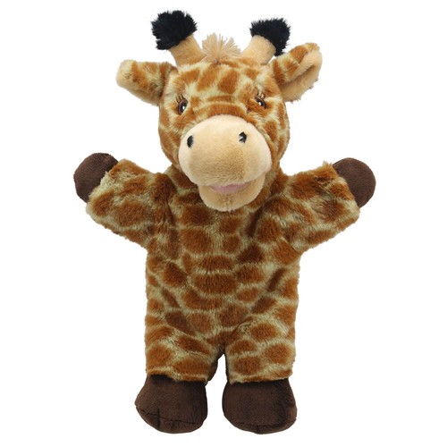 Burattino peluche giraffa eco - burattino,