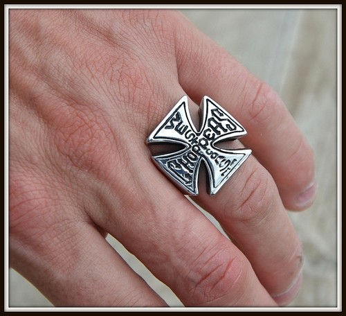Anello sigillo acciaio 316 - anello,
