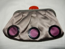 Pochette Marni in seta beige