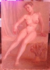 Dipinto Donna nuda  Pittore