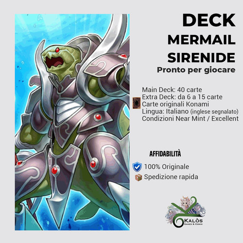 Yugioh mazzo deck mermail - mermail,