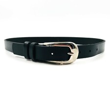 RRP €75 NORTH SAILS Cintura Da Vela In Pelle Nera 100% Taglia Unica