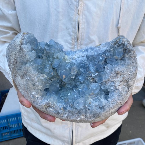 Cristallo celestite blu