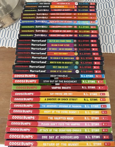 Goosebumps books lot 29 - goosebumps,