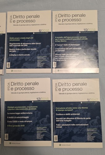 Riviste diritto penale - riviste, e