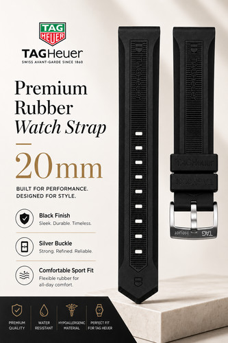 Cinturino gomma tag heuer - in,