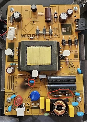 Kit riparazione vestel 17ips62 - kit,