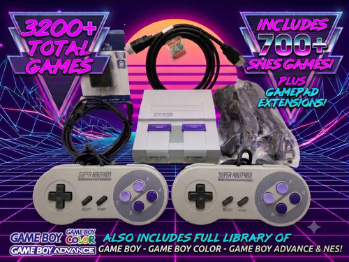 Snes classic mini completo - mini,