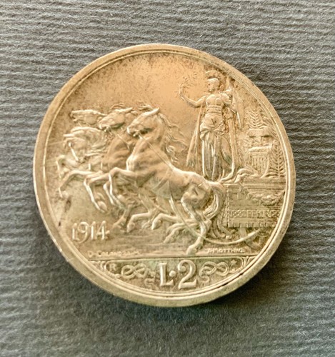 Italia regno lire - 2, 1914