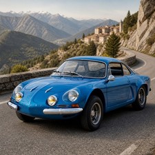 Alpine A110 poster arte da