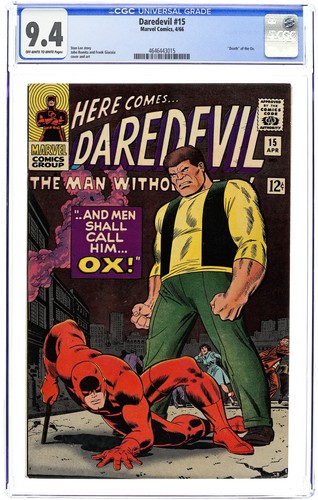 Daredevil cgc 4 1966 - #15, 9.4